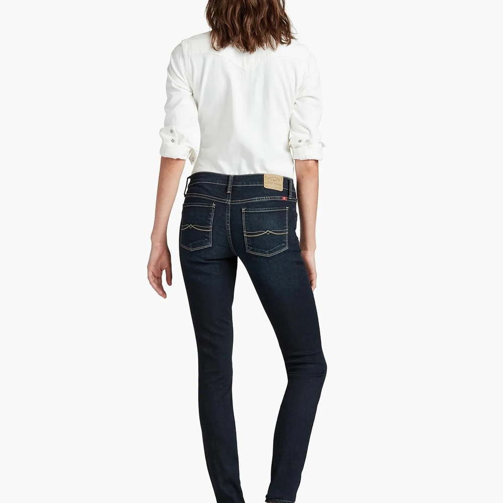 Lucky BRAND sz 4 Women's Dark Blue Skinny Jeans